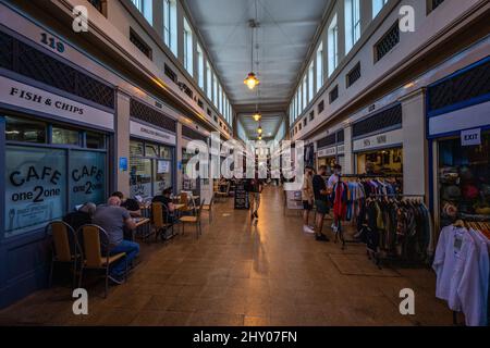 Grainger Market, un vieux marché traditionnel dans le centre historique de Newcastle Banque D'Images