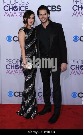 Rumer Willis et Jayson Blair arrivent aux People's Choice Awards 2013 qui se tiennent au Nokia Theatre de Los Angeles, en Californie Banque D'Images