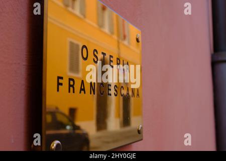 Osteria Francescana - Chef Massimo Bottura, Modène mars 2022 Banque D'Images