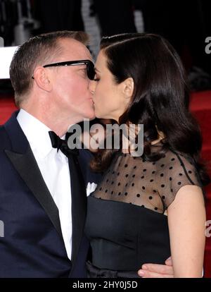 Rachel Weisz et Daniel Craig arrivent aux Golden Globe Awards 70th qui se tiennent à l'hôtel Beverly Hilton, Beverly Hills, Californie, le 13 janvier 2013. Banque D'Images