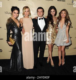 Vanessa Hudgens, Ashley Tisdale, Josh Hutcherson, Selena Gomez et Sarah Hyland ont assisté à la soirée des Golden Globe Awards After 2013 de la Weinstein Company, qui a eu lieu au Old Trader Vic à Los Angeles, aux États-Unis. Banque D'Images