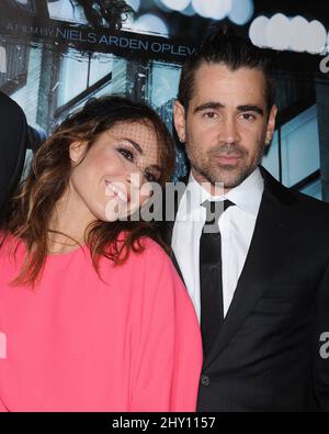 Noomi Rapace et Colin Farrell assistent à la première mondiale de « Dead Man Down » qui s'est tenue aux cinémas ArcLight Hollywood de Los Angeles, Etats-Unis/ Banque D'Images