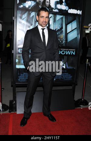 Colin Farrell participant à la première mondiale « Dead Man Down » qui s'est tenue aux cinémas ArcLight Hollywood de Los Angeles, Etats-Unis/ Banque D'Images