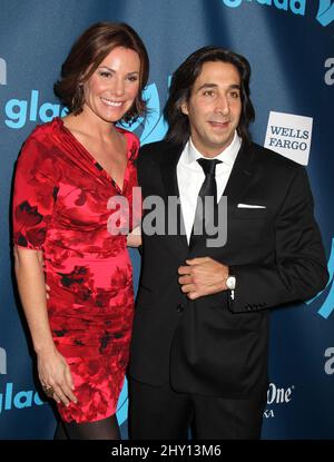 La comtesse LuAnn de Lesseps et Jacques Azoulay ont assisté au GLAAD Media Awards 24th au Marriott Marquis Hotel de New York. Banque D'Images