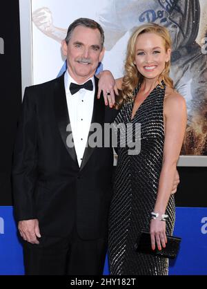 Kelley Jakle participe à la « 42 » The True Story d'une première de légende américaine au TCL Chinese Theatre de Los Angeles, aux États-Unis. Banque D'Images