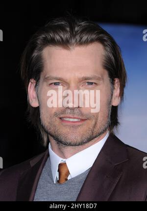 Nikolaj Coster-Waldau assistant à la première « Oblivion » qui s'est tenue au Chinese Theatre de Los Angeles, aux États-Unis. Banque D'Images