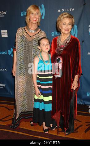 Cloris Leachman se présente aux GLAAD Media Awards 24th annuels, qui se tiennent au JW Marriott Los Angeles à L.A. EN DIRECT. Banque D'Images