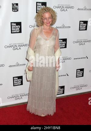 Amy Irving arrive au Gala annuel Chaplin Award 40th au Lincoln Center de New York, États-Unis. Banque D'Images