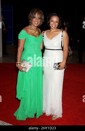 Gayle King et Kirby Bumpus assistent au dîner de l'Association des correspondants de la Maison Blanche à Washington DC. Banque D'Images