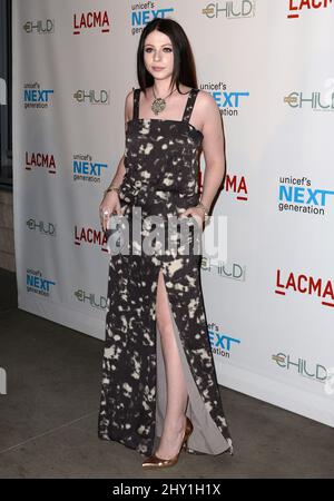 Michelle Trachtenberg participe au lancement de la prochaine génération de la section de Los Angeles de l'UNICEF en Californie. Banque D'Images