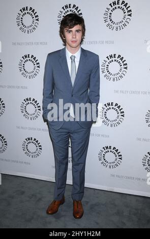 Freddie Highmore assister au Bates Motel: La réexposition d'une icône de cinéma présentée par le Paley Center for Media tenu au Paley Center for Media à Los Angeles, Etats-Unis. Banque D'Images