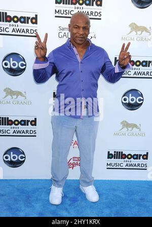 Mike Tyson participe aux Billboard Music Awards 2013 qui se tiennent au MGM Grand Garden Arena de Las Vegas, aux États-Unis. Banque D'Images