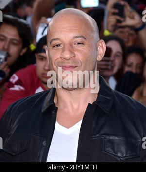 Vin Diesel arrive pour la première Universal Pictures film pour Fast & Furious 6 à l'amphithéâtre Gibson de Universal City, Californie. Banque D'Images