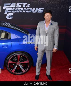 Sung Kang arrive pour la première du film Universal Pictures pour Fast & Furious 6 au Gibson Amphitheater à Universal City, Californie. Banque D'Images