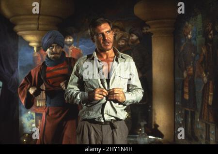 Harrison Ford, 'Indiana Jones et le Temple de Doom' (1984) Lucasfilm. Référence du dossier no 34145-715THA Banque D'Images