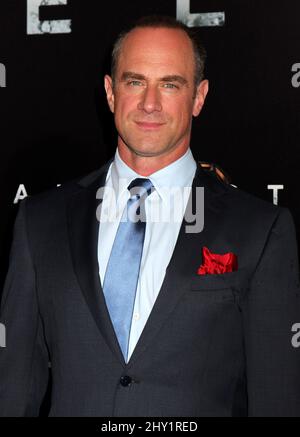 Christopher Meloni participe à la première « un de l'acier » qui s'est tenue au Hall Alice Tully au Lincoln Center de New York, aux États-Unis. Banque D'Images