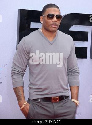 Nelly arrive aux BET Awards au Nokia Theatre le dimanche 30 juin 2013, à Los Angeles. Banque D'Images