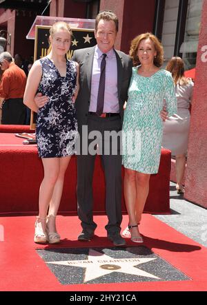 Taylor Dearden Cranston, Bryan Cranston et Robin Dearden Banque D'Images