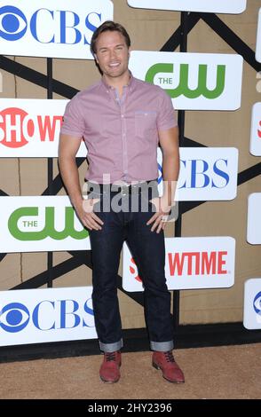 Scott porter participant à la CBS, Showtime et CW 2013 Summer Stars Party à Beverly Hills, Californie. Banque D'Images