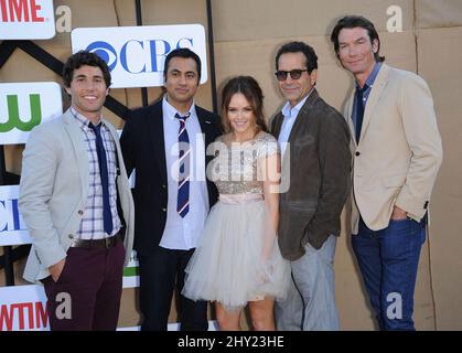 Chris Smith, Kal Penn, Rebecca races, Tony Shalhoub & Jerry O'C assistent à la CBS, Showtime et à la CW 2013 Summer Stars Party annuelle au Hilton Hotel, Los Angeles Banque D'Images