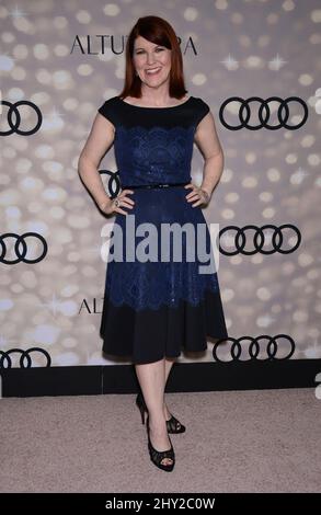 Kate Flannery participe à la fête de cocktail Audi et Altuzarra à West Hollywood, Californie. Banque D'Images