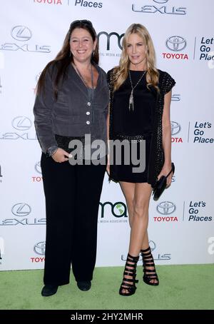 Camryn Manheim et Daryl Hannah assistent aux prix annuels des médias environnementaux 23rd à Burbank, en Californie. Banque D'Images