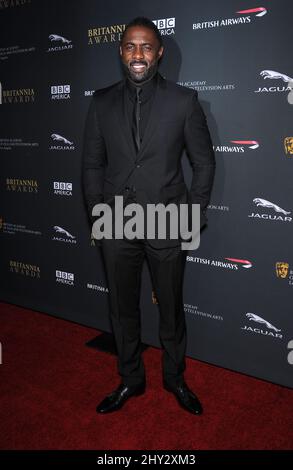 Idris Elba assiste aux BAFTA LA Jaguar Britannia Awards 2013 à l'hôtel Hilton de Los Angeles. Banque D'Images