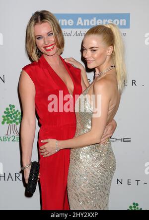 Jaime King & Rebbeca Romijn participe au second Gala annuel Baby2Baby au Book Bindery, Culver City, Californie. Banque D'Images