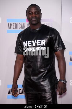 Akon participant aux American Music Awards 2013 qui se tiennent au Nokia Theatre L.A. Vivre à Los Angeles, Etats-Unis. Banque D'Images