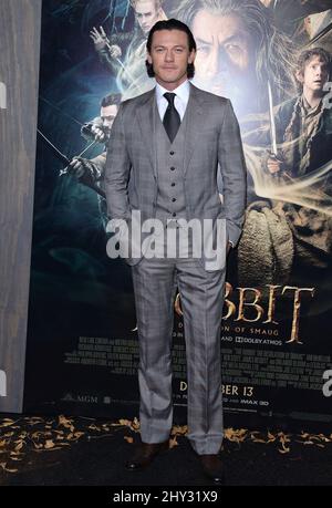 Luke Evans assistait à la première « The Hobbit: The Desolation of Smaug » qui s'est tenue au Dolby Theatre de Los Angeles, aux États-Unis. Banque D'Images