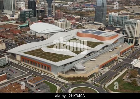 Le Music City Center est un complexe de congrès situé dans le centre-ville de Nashville, Tennessee, États-Unis. Il a ouvert ses portes en mai 2013. Banque D'Images