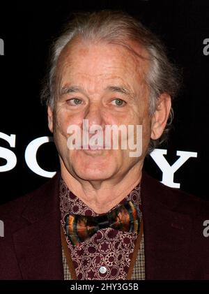 Bill Murray assistait à la première de « The monuments Men » au théâtre Ziegfeld à New York. Banque D'Images