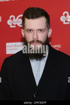 Grigori Dobrygin assistant à la première A Most Wanted Man au Sundance film Festival 2014, Eccles Theatre Banque D'Images