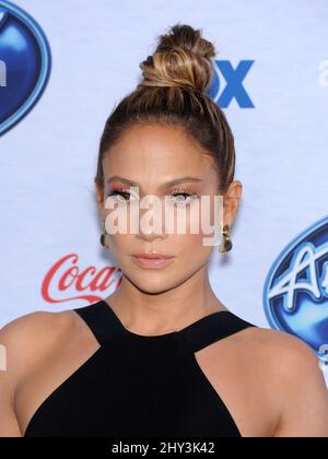 Jennifer Lopez participe à l'événement des 13 finalistes de l'American Idol, à Los Angeles Banque D'Images