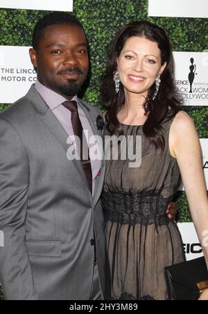 David Oyelowo et Jessica Oyelowo arrivent au DÎNER ESSENCE Black Women à Hollywood à l'hôtel Beverly Hills, le jeudi 27 février 2014 à Beverly Hills, en Californie. Banque D'Images