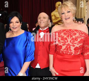 Liza Minnelli et Lorna Luft arrivent aux 86e Academy Awards qui se tiennent au Dolby Theatre à Hollywood, Los Angeles, CA, Etats-Unis, le 2 mars 2014. Banque D'Images