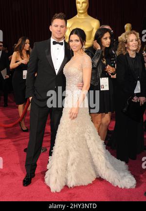 Channing Tatum et Jenna Dewan Tatum arrivent aux Academy Awards 86th qui se sont tenus au Dolby Theatre à Hollywood, Los Angeles, CA, États-Unis, le 2 mars, 2014. Banque D'Images