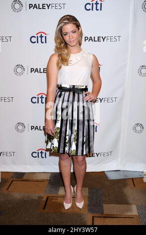 Sasha Pieterse arrive pour l'événement de jolis petits menteurs lors du PaleyFest annuel 31st qui a lieu au Dolby Theatre, Hollywood, Los Angeles. Banque D'Images