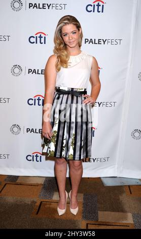 Sasha Pieterse arrive pour l'événement de jolis petits menteurs lors du PaleyFest annuel 31st qui a lieu au Dolby Theatre, Hollywood, Los Angeles. Banque D'Images