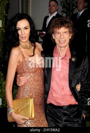 27 février 2011 West Hollywood, env. L'Wren Scott et Mick Jagger 2011 Vanity Fair Oscar Party organisé par Graydon carter au Sunset Tower Hotel Banque D'Images