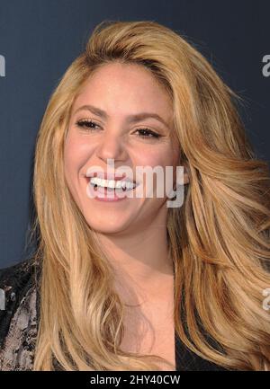 Shakira participant à l'événement de tapis rouge « The Voice » de la NBC, qui s'est tenu au Sayers Club Banque D'Images