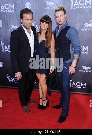 Gloriana participant aux Prix annuels de l'Académie de musique country 49th qui se tiennent au MGM Grand Garden Arena Banque D'Images