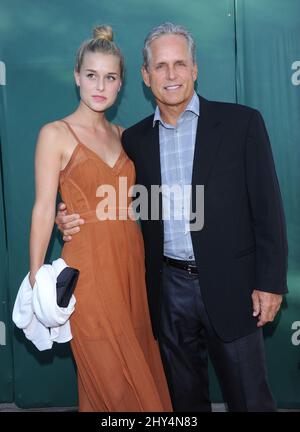 Gregory Harrison et Lily Harrison assistent à l'été 2014 TCA : « NORTHPOLE Christmas Celebration » de la marque au NORTHPOLE Manor de Beverley Hills Banque D'Images