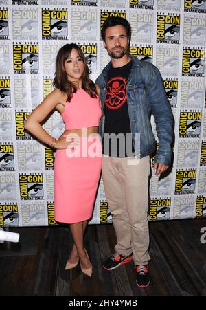 Chloe Bennett, Brett Dalton assistant à l'événement « Marvel's agents of S.H.I.E.L..d' » au Comic-con International 2014 qui s'est tenu au Hilton San Diego Bayfront Hotel, San Diego. Banque D'Images