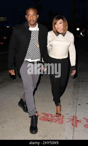 Tisha Campbell, Duane Martin participant à la fabuleuse fête d'anniversaire 50th de Vivica A. Fox qui s'est tenue à Philippe Chow à Los Angeles, aux États-Unis. Banque D'Images