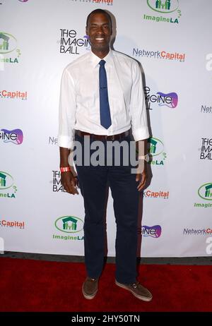 JARRON Collins assiste au concert IMAGINE ball LA Benefit qui a eu lieu à la House of Blues de Los Angeles, aux États-Unis. Banque D'Images