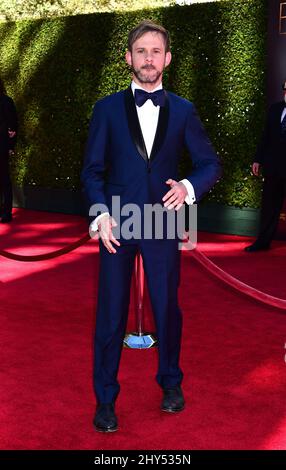 Dominic Monaghan assister à 2014 Creative Arts Emmy Awards au Nokia Theatre L.A. VIVRE à Los Angeles, Etats-Unis. Banque D'Images