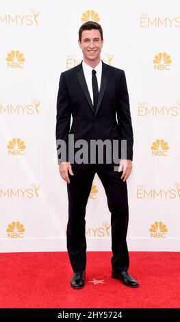 Pablo Schreiber arrive aux EMMY Awards 2014, Nokia Live, Los Angeles. Banque D'Images