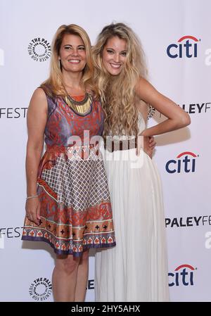 Lisa Whelchel, Clancy Cauble participant à la Paley Fall Flashback: "Les faits de la vie" Réunion anniversaire 35th au Centre Paley pour les médias Banque D'Images