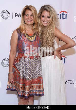 Lisa Whelchel, Clancy Cauble participant à la Paley Fall Flashback: "Les faits de la vie" Réunion anniversaire 35th au Centre Paley pour les médias Banque D'Images